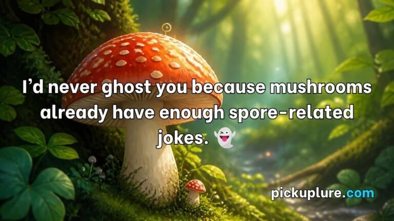 Mushroom Pick Up Lines