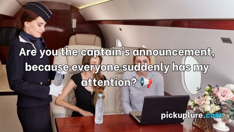 Air Hostess Pick Up Lines