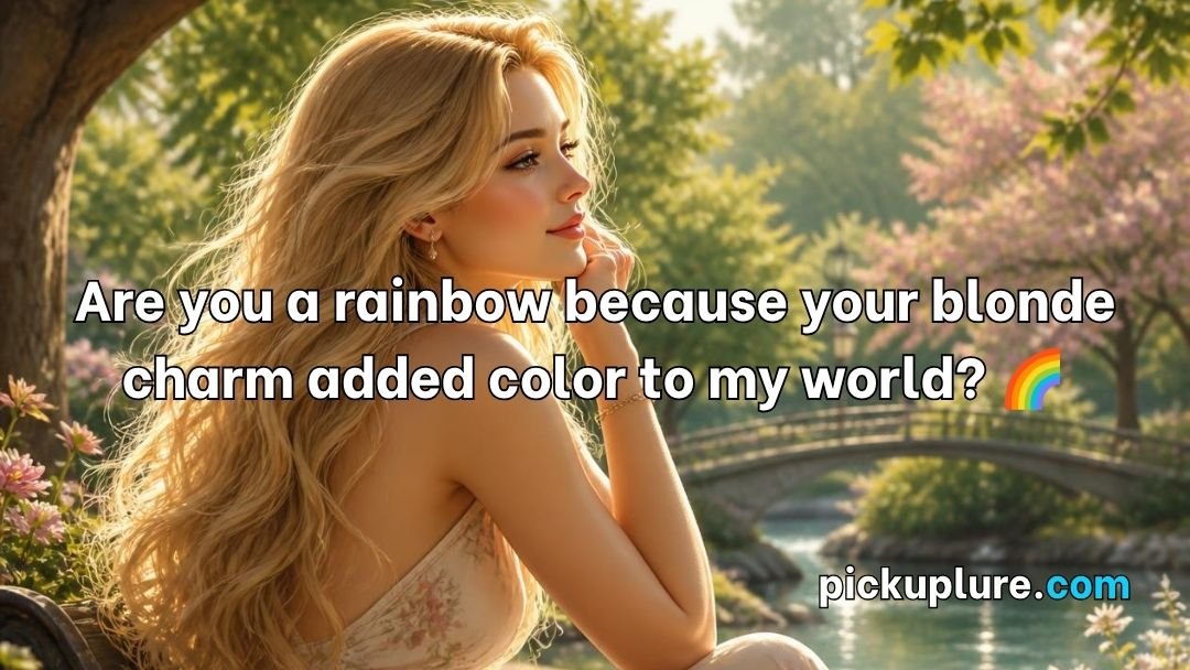 Blondes Pick Up Lines