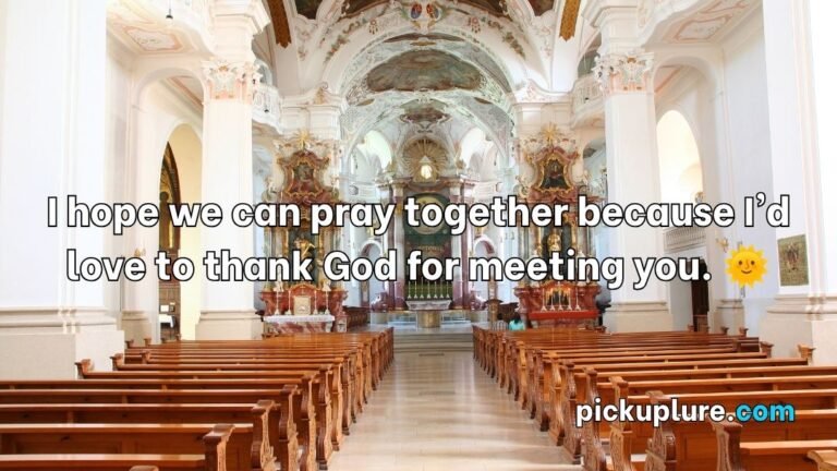 Catholic Pick Up Lines