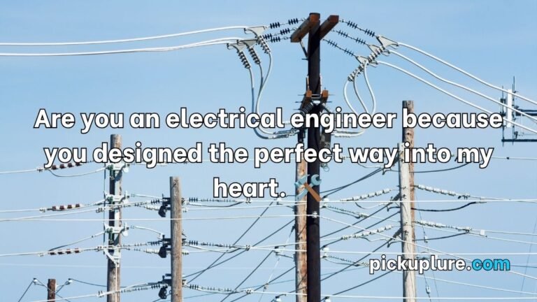 Electricity Pick Up Lines