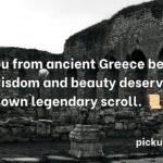 Historical Pick Up Lines