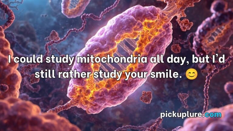 Mitochondria Pick Up Lines