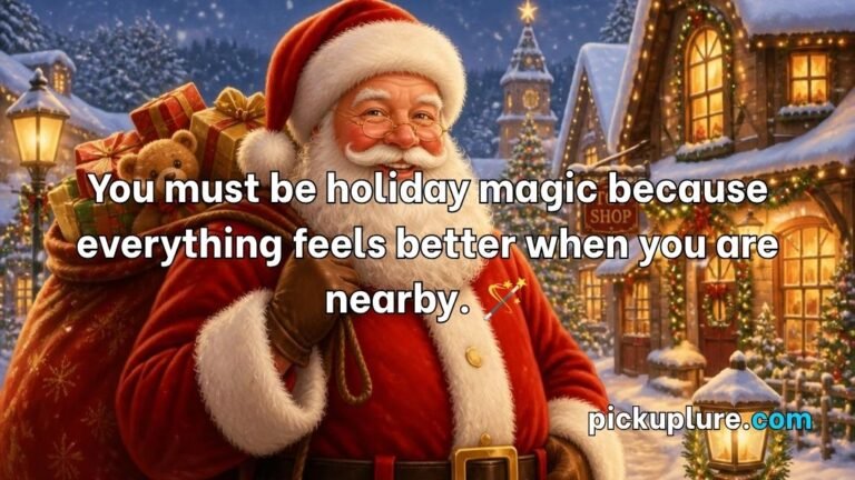 Santa Pick Up Lines
