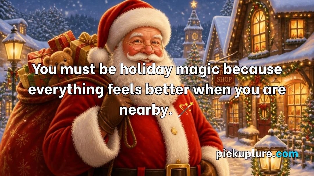 Santa Pick Up Lines