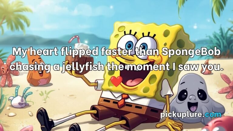 SpongeBob Pick Up Lines