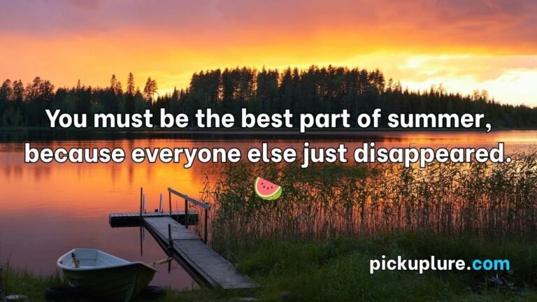 Summer Pick Up Lines