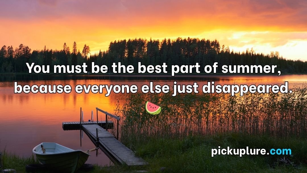 Summer Pick Up Lines