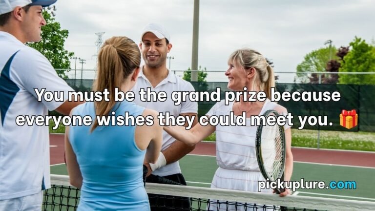 Tennis Pick Up Lines