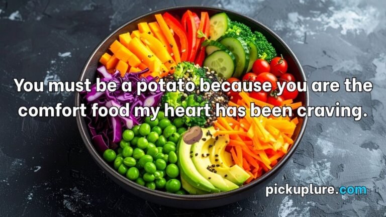 Vegetable Pick Up Lines