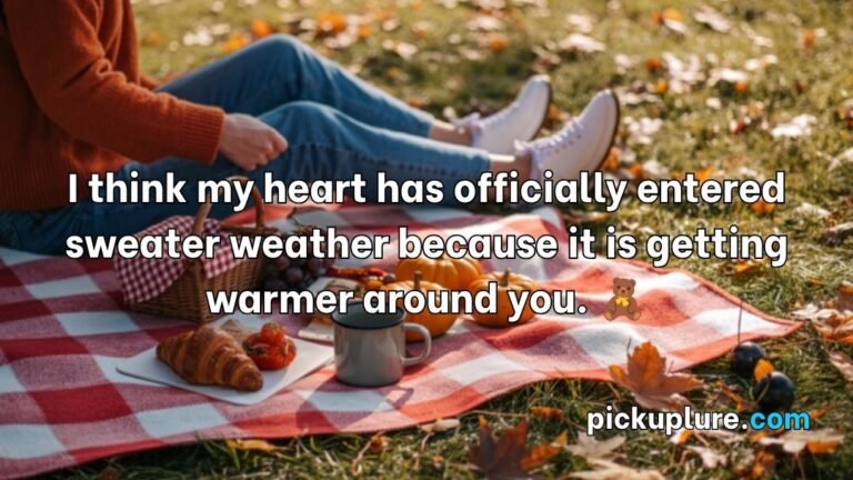 Autumn Pick Up Lines