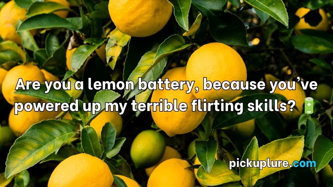 Lemon Pick Up Lines