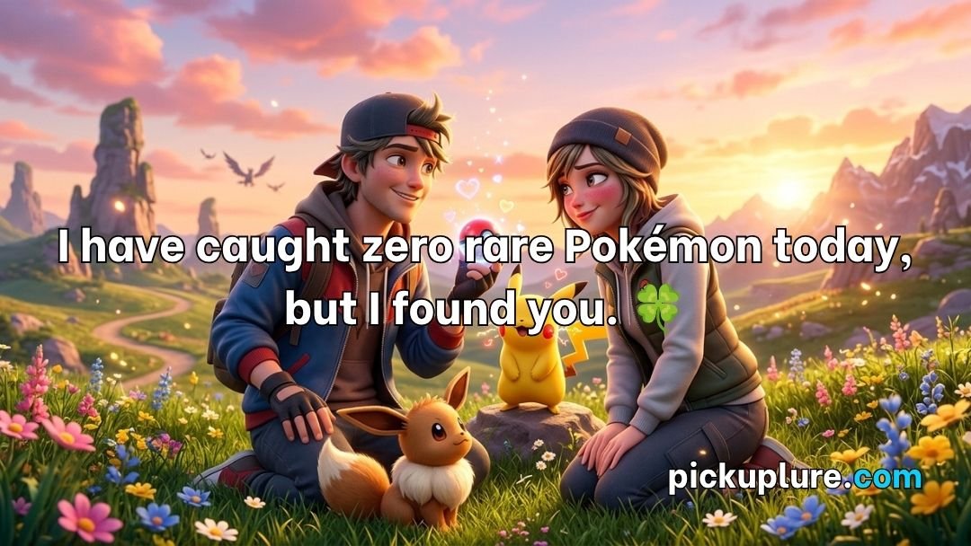 Pokémon Pick Up Lines